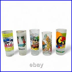 Huge Lot Of 70 Collectible Souvenir Graphic Shot Glasses instant Collection