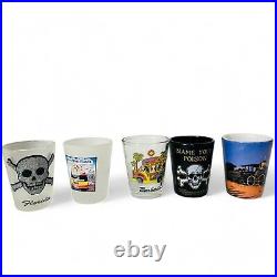 Huge Lot Of 70 Collectible Souvenir Graphic Shot Glasses instant Collection