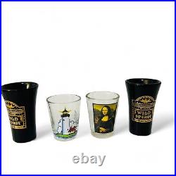 Huge Lot Of 70 Collectible Souvenir Graphic Shot Glasses instant Collection