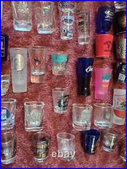 Huge Lot Of 95 Vintage Collectible Souvenir Shot Glasses instant Collection