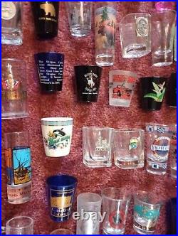 Huge Lot Of 95 Vintage Collectible Souvenir Shot Glasses instant Collection