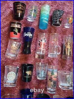 Huge Lot Of 95 Vintage Collectible Souvenir Shot Glasses instant Collection