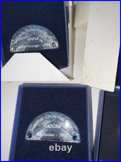 Huge Lot Swarovski Crystal SCS Figurines Miscellaneous Stand Plaques Annuals Box