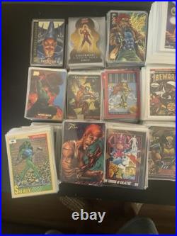 Huge Rare Marvel Card Lot Inserts, Foils, (Mixed Series) All Cards Shown (275+)