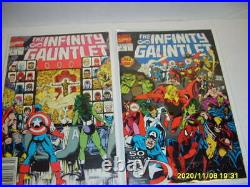 INFINITY GAUNTLET WAR CRUSADE #1-6 ALL FULL RUNS LOT Thanos NM 18 Comic Set