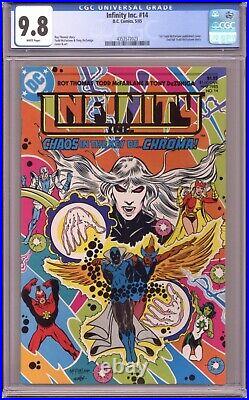 INFINITY INC #14 CGC 9.8? 1st TODD MCFARLANE PUBLISHED CVR+2nd MCFARLANE STORY