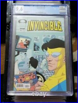 INVINCIBLE lot, set, 0 to 144, plus extras and variants, #1 CGC 9.6, all NM