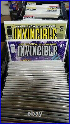 INVINCIBLE lot, set, 0 to 144, plus extras and variants, #1 CGC 9.6, all NM