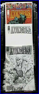 INVINCIBLE lot, set, 0 to 144, plus extras and variants, #1 CGC 9.6, all NM