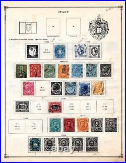ITALY 1863-1930s COLLECTION OF 250+ STAMPS ALMOST ALL USED, FEW MINT
