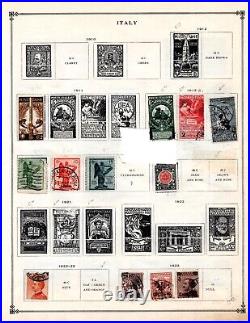 ITALY 1863-1930s COLLECTION OF 250+ STAMPS ALMOST ALL USED, FEW MINT