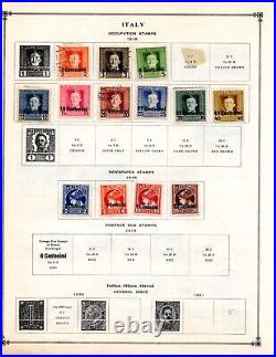 ITALY 1863-1930s COLLECTION OF 250+ STAMPS ALMOST ALL USED, FEW MINT