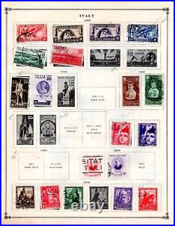 ITALY 1863-1930s COLLECTION OF 250+ STAMPS ALMOST ALL USED, FEW MINT