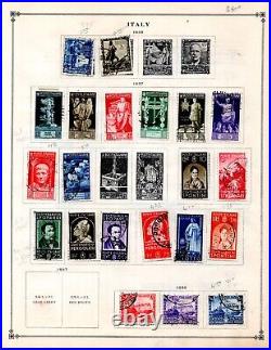 ITALY 1863-1930s COLLECTION OF 250+ STAMPS ALMOST ALL USED, FEW MINT