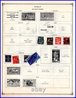 ITALY 1863-1930s COLLECTION OF 250+ STAMPS ALMOST ALL USED, FEW MINT