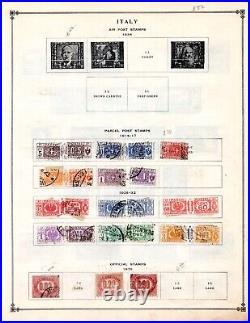 ITALY 1863-1930s COLLECTION OF 250+ STAMPS ALMOST ALL USED, FEW MINT