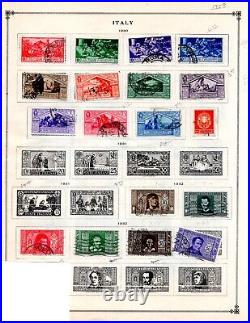 ITALY 1863-1930s COLLECTION OF 250+ STAMPS ALMOST ALL USED, FEW MINT