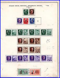 ITALY 1863-1930s COLLECTION OF 250+ STAMPS ALMOST ALL USED, FEW MINT