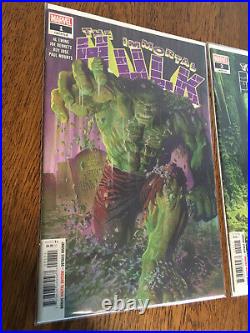 Immortal Hulk Full Run Lot 1-50 All 1st Prints 1 2 4 8 12 Dr Frye Alex Ross