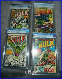 Incredible Hulk Cgc Lot Of 4 All 9.6 Mint Cases Nice Collection