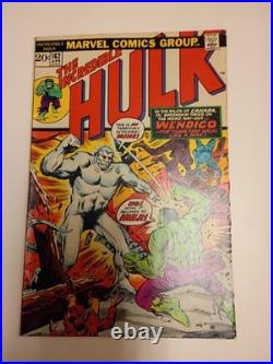 Incredible Hulk Key Issue Lot # 162, 163, 166, 171, 172 all around 6.0 Fine