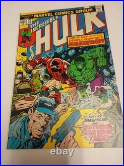 Incredible Hulk Key Issue Lot # 162, 163, 166, 171, 172 all around 6.0 Fine