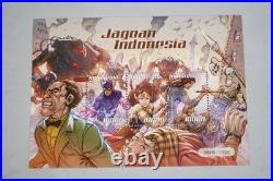 Indonesia Collection Of 350 Stamps 50 + Souvenir Sheets & Booklets All Mint