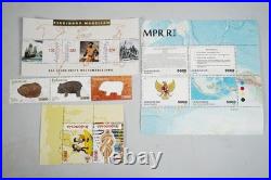 Indonesia Collection Of 350 Stamps 50 + Souvenir Sheets & Booklets All Mint