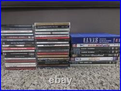 Instant ELVIS PRESLEY Collection! 35 CD + 8 DVD lot Hits, Gospel, Christmas