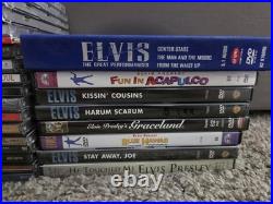Instant ELVIS PRESLEY Collection! 35 CD + 8 DVD lot Hits, Gospel, Christmas
