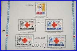 International Red Cross Collection Of 300+ Stamps All Mint On Scott Pages