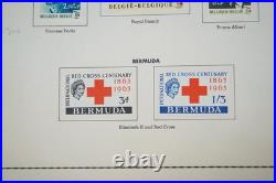 International Red Cross Collection Of 300+ Stamps All Mint On Scott Pages