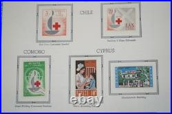 International Red Cross Collection Of 300+ Stamps All Mint On Scott Pages