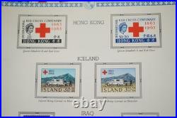 International Red Cross Collection Of 300+ Stamps All Mint On Scott Pages