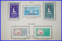 International Red Cross Collection Of 300+ Stamps All Mint On Scott Pages
