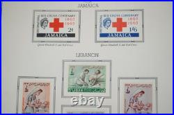International Red Cross Collection Of 300+ Stamps All Mint On Scott Pages