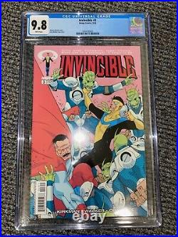 Invincible #1 & #2 & #3 ALL CGC 9.8 WHITE! LOT SET Low Print Run Amazon