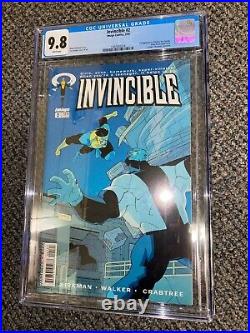 Invincible #1 & #2 & #3 ALL CGC 9.8 WHITE! LOT SET Low Print Run Amazon