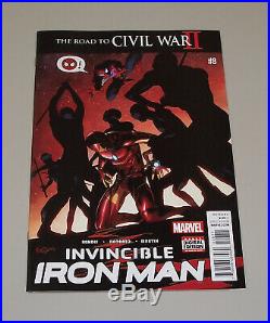 Invincible Iron Man Set Lot #7-9(2016) 1st Prints All Issues! Riri Williams