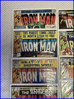 Invincible & The All New Iron Man Marvel Comic Book Lot of 32 1979-1983 Bronze