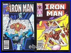 Iron Man 199-209 Lot All Mark Jewelers Insert Rare HTF (1985) Marvel Comics