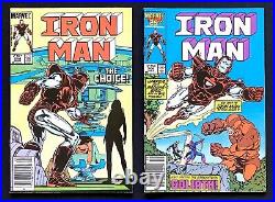 Iron Man 199-209 Lot All Mark Jewelers Insert Rare HTF (1985) Marvel Comics