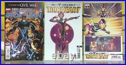 Ironheart #1 2 + Invincible Iron Man #9 All 2nd Printings Lot 1st App Ironheart