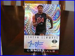 Isaiah Simmons 3 Card 1 Jersey Lot All Autograph Collection Must See