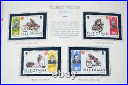 Isle Of Man 1973-1980 Collection Of 200+ Stamps & 80+ Souvenir Sheets All Mnh
