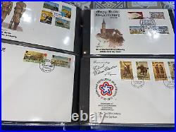 Isle Of Man First Day Covers Set Album Plus Others Collection All Mint
