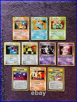 JAPANESE Pokemon Cards CD PROMO lot Holo Charizard, Blastoise, Venu all MINT