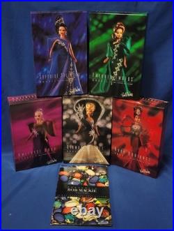 Jewel Essence Collection Bob Mackie 1996 Mattel Barbie Lot Diamond Emerald Ruby+