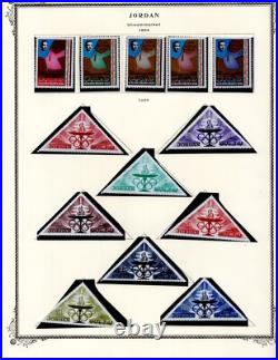 Jordan 1950-1964 Collection Of 85 Stamps & 8 Souvenir Sheets All Complete Sets