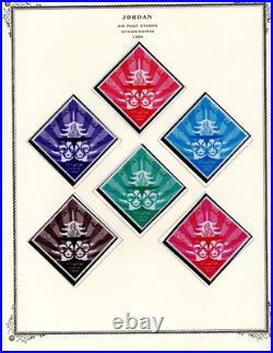 Jordan 1950-1964 Collection Of 85 Stamps & 8 Souvenir Sheets All Complete Sets